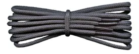 Round 4 mm Dark Grey boot laces for walking and casual boots Dr Martens