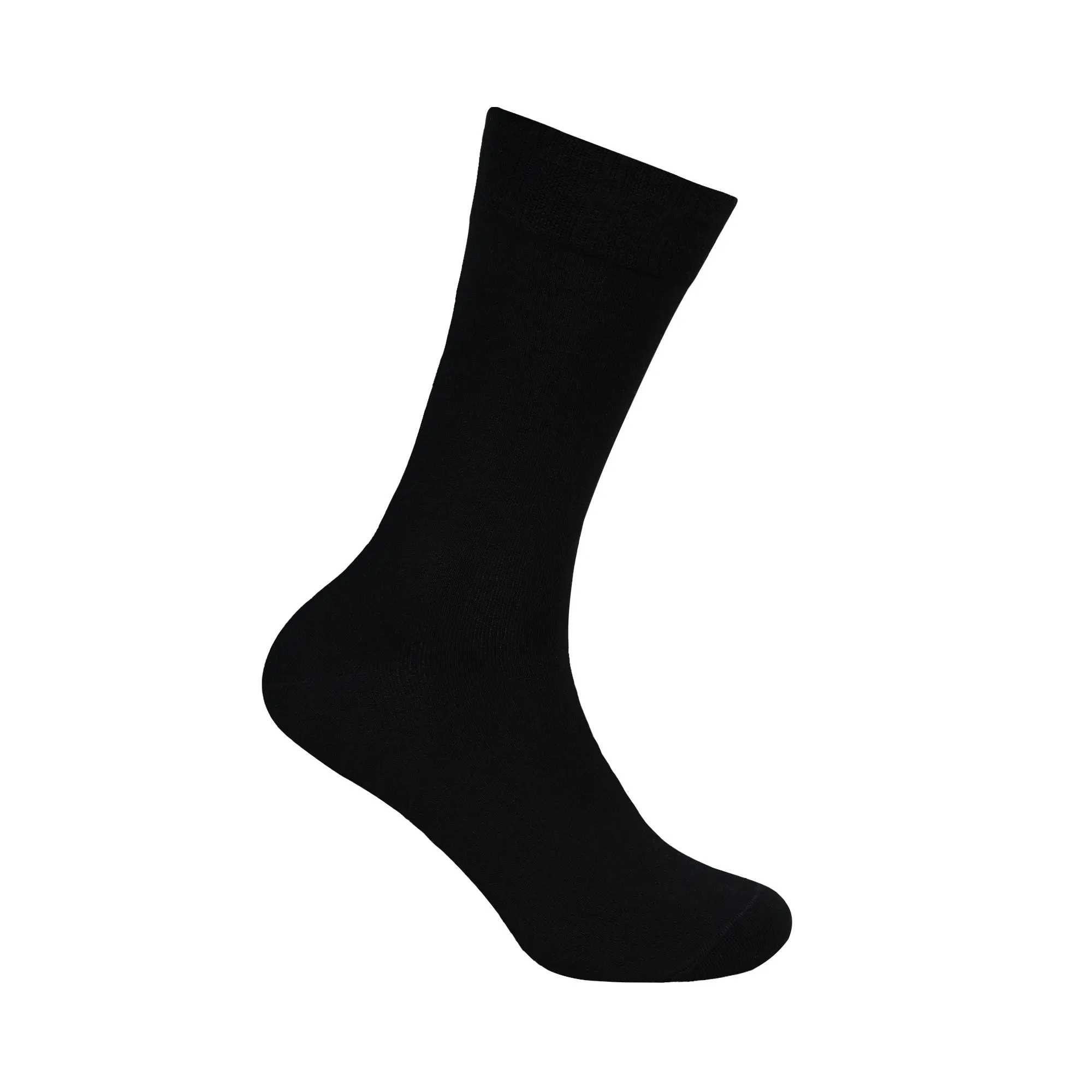 Balenzia Men's Bamboo Black Crew Socks | Pack of 3