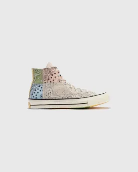 Converse Offspring x Chuck Taylor 70 High Paisley Beige Sneakers