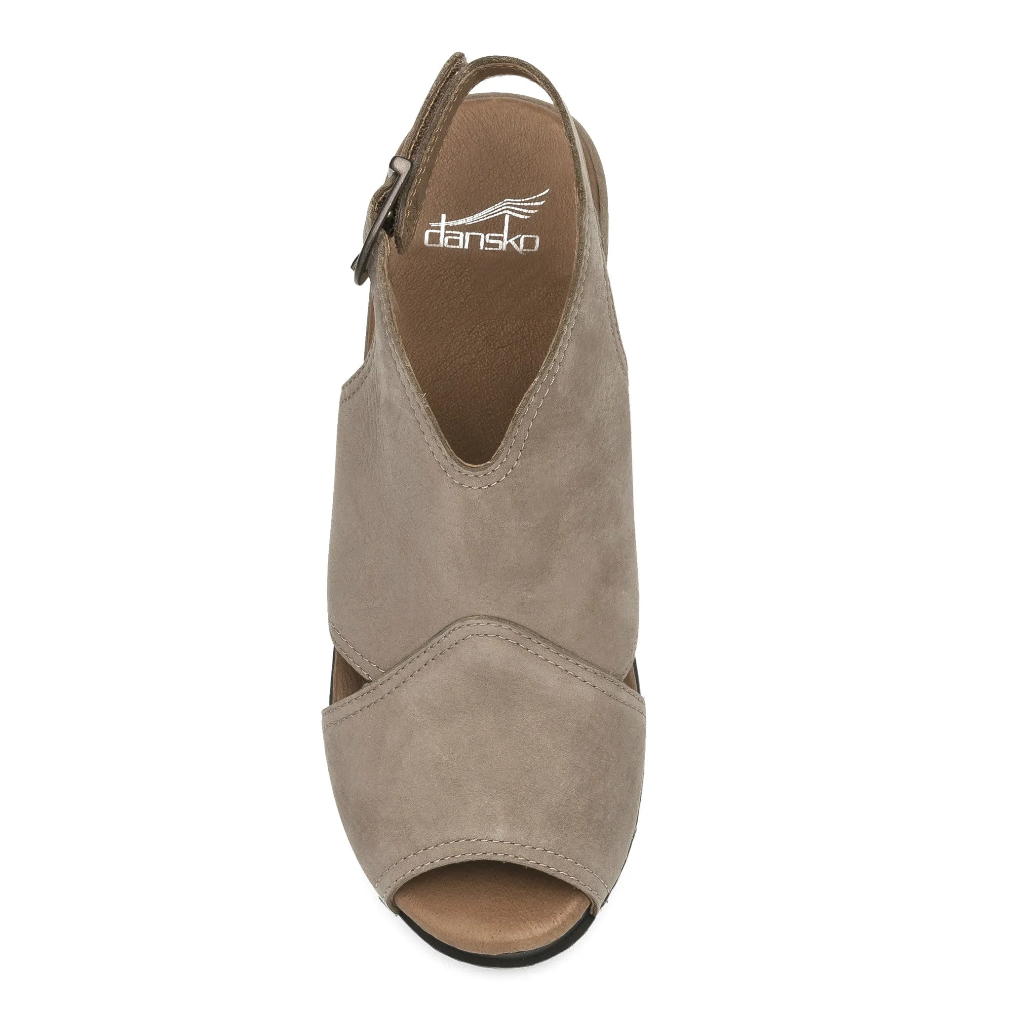 Dansko Women's Vanda Wedge - Taupe Milled Nubuck 1701167000