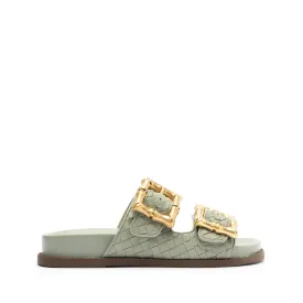 Enola Sporty Woven Leather Sandal