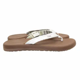 Flojos Women's Slipppers Ivory Tan Multi Itm./Art.1676577