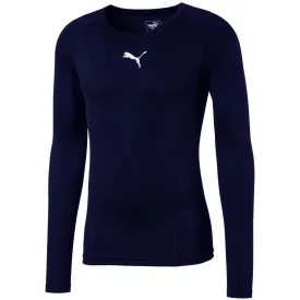 Puma Liga Baselayer Ls Men's T-Shirt Navy Blue 655920 20 S