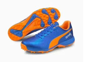 PUMA One8  19 Virat Kohli Cricket Shoes Blue-Orange