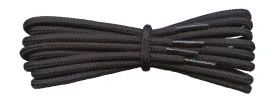 Round 4 mm Black boot laces for walking and casual boots Dr Martens