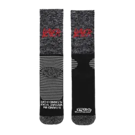 Slayer Logo Heathered Socks