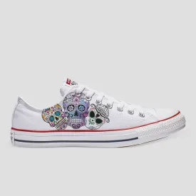 Sugar Skull Custom Converse Shoes